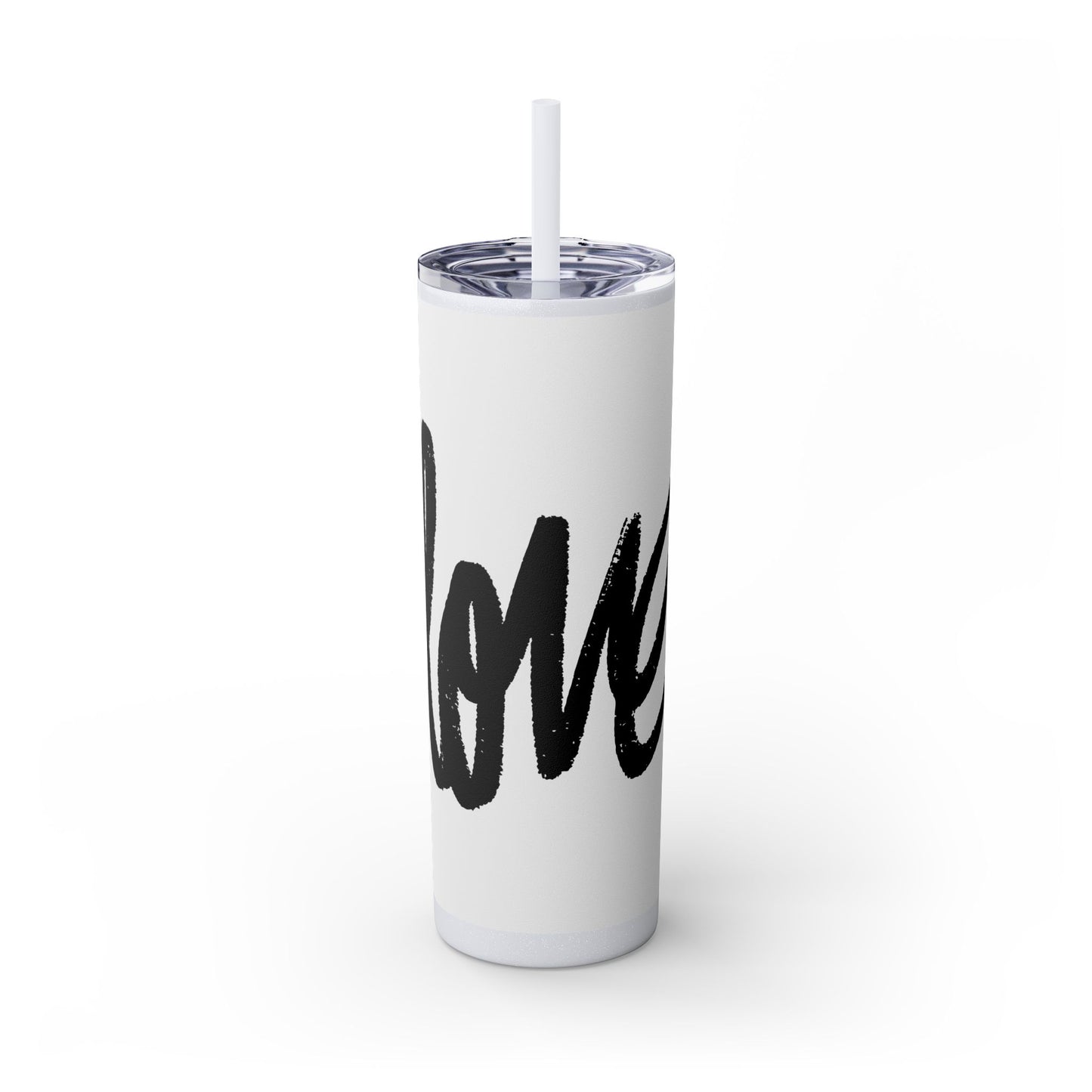 Love - Skinny Tumbler with Straw, 20oz