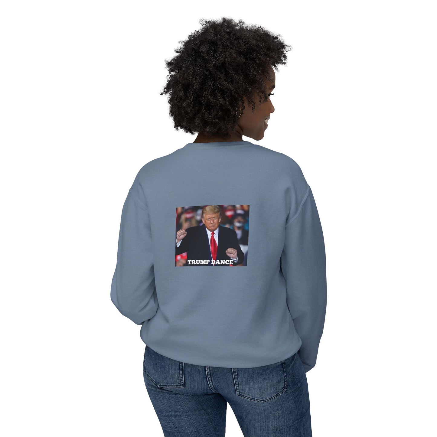 TRUMP DANCE! Unisex Lightweight Crewneck Sweatshirt