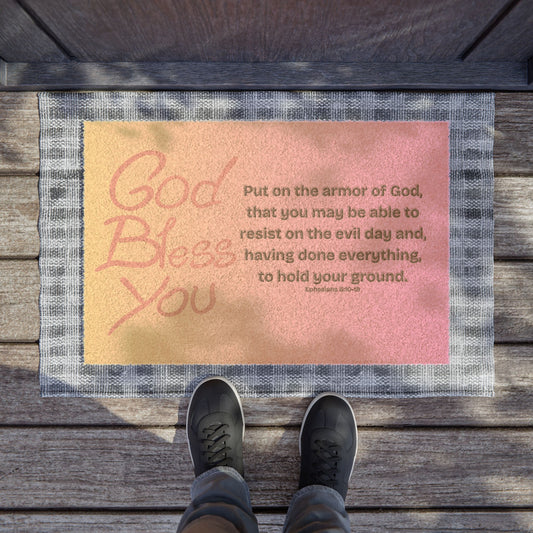 GOD loves you Doormat