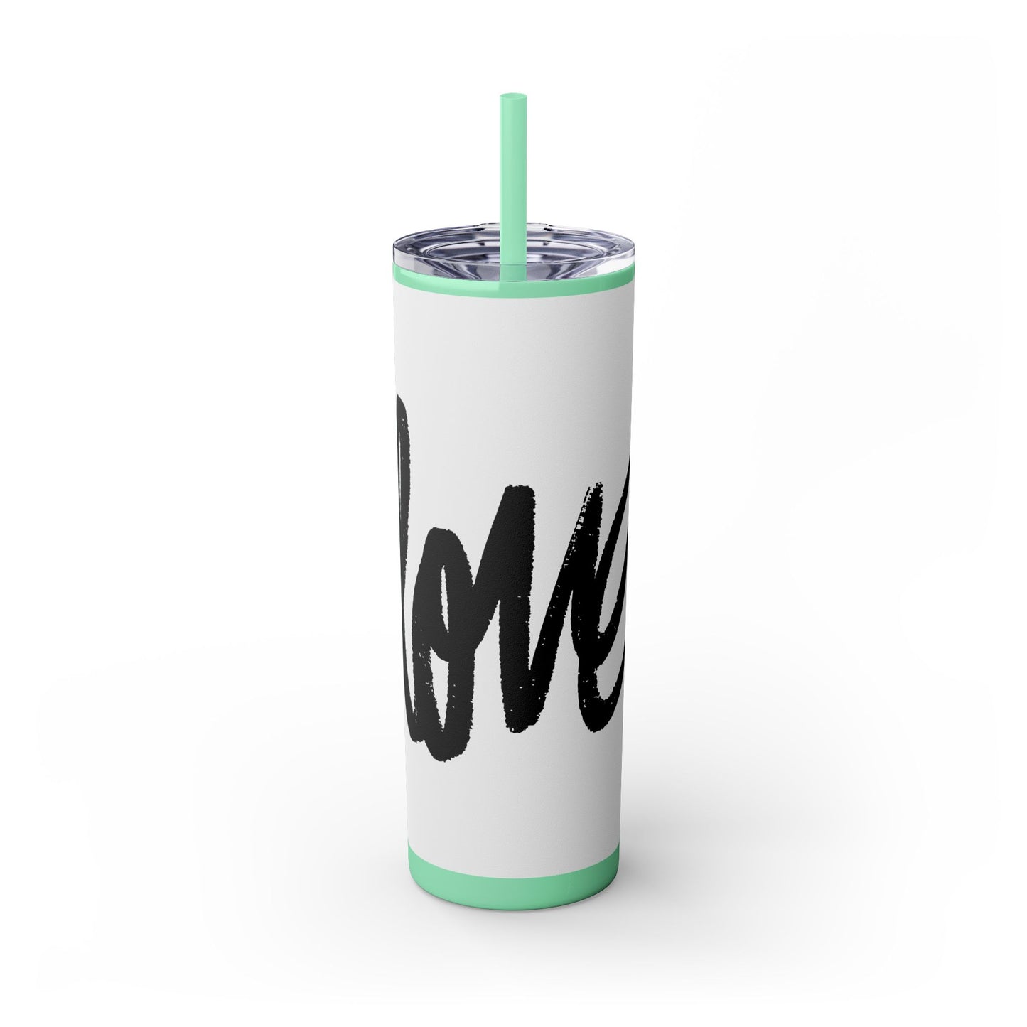 Love - Skinny Tumbler with Straw, 20oz