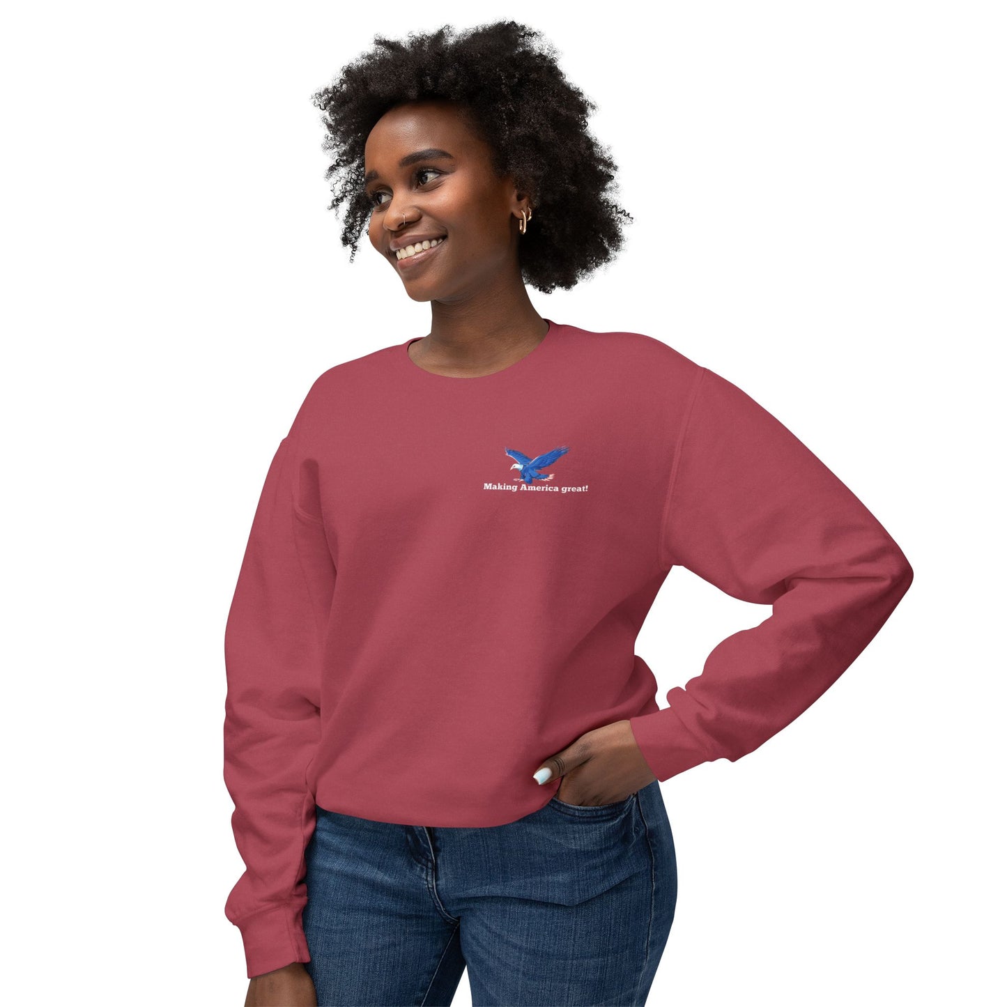 TRUMP DANCE! Unisex Lightweight Crewneck Sweatshirt