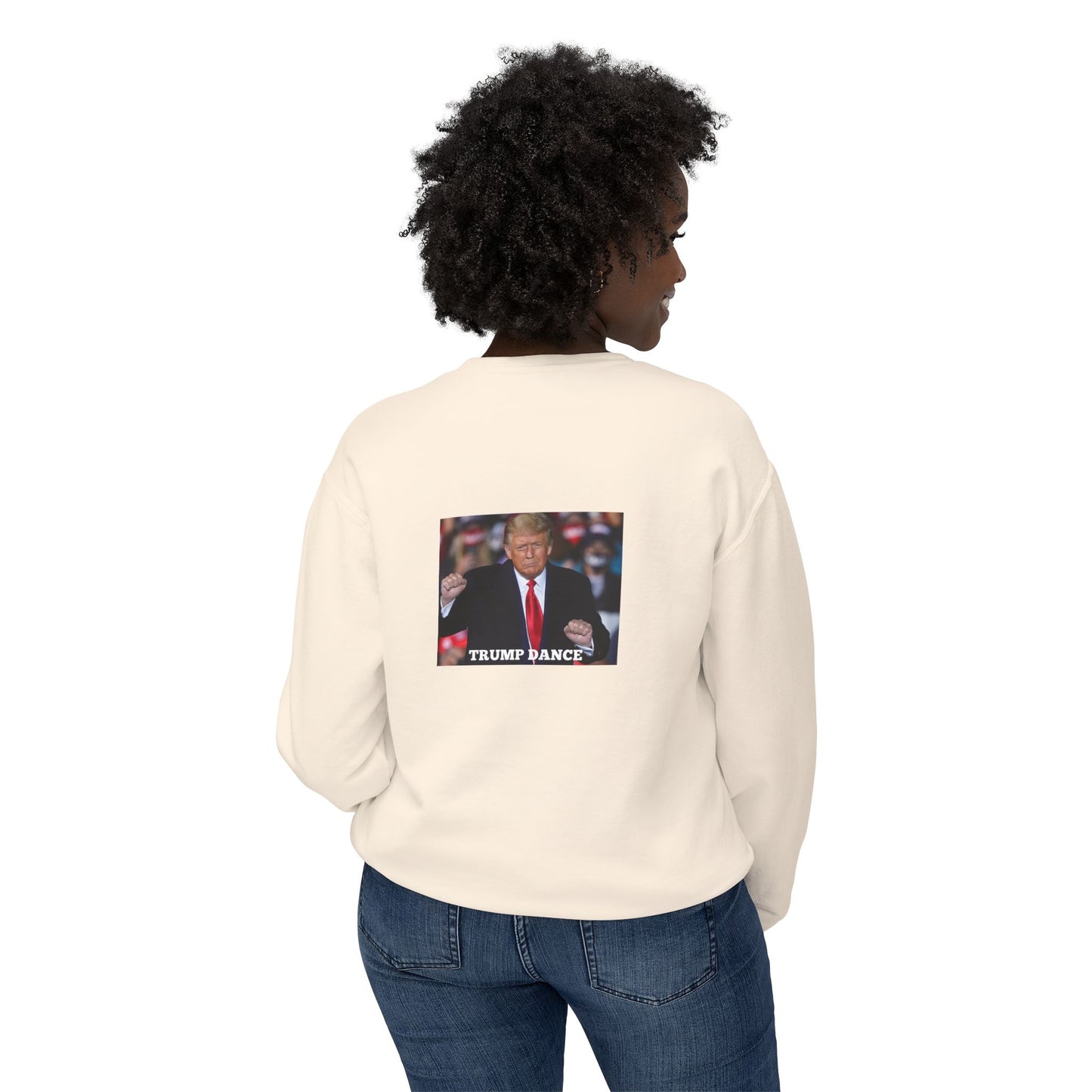 TRUMP DANCE! Unisex Lightweight Crewneck Sweatshirt