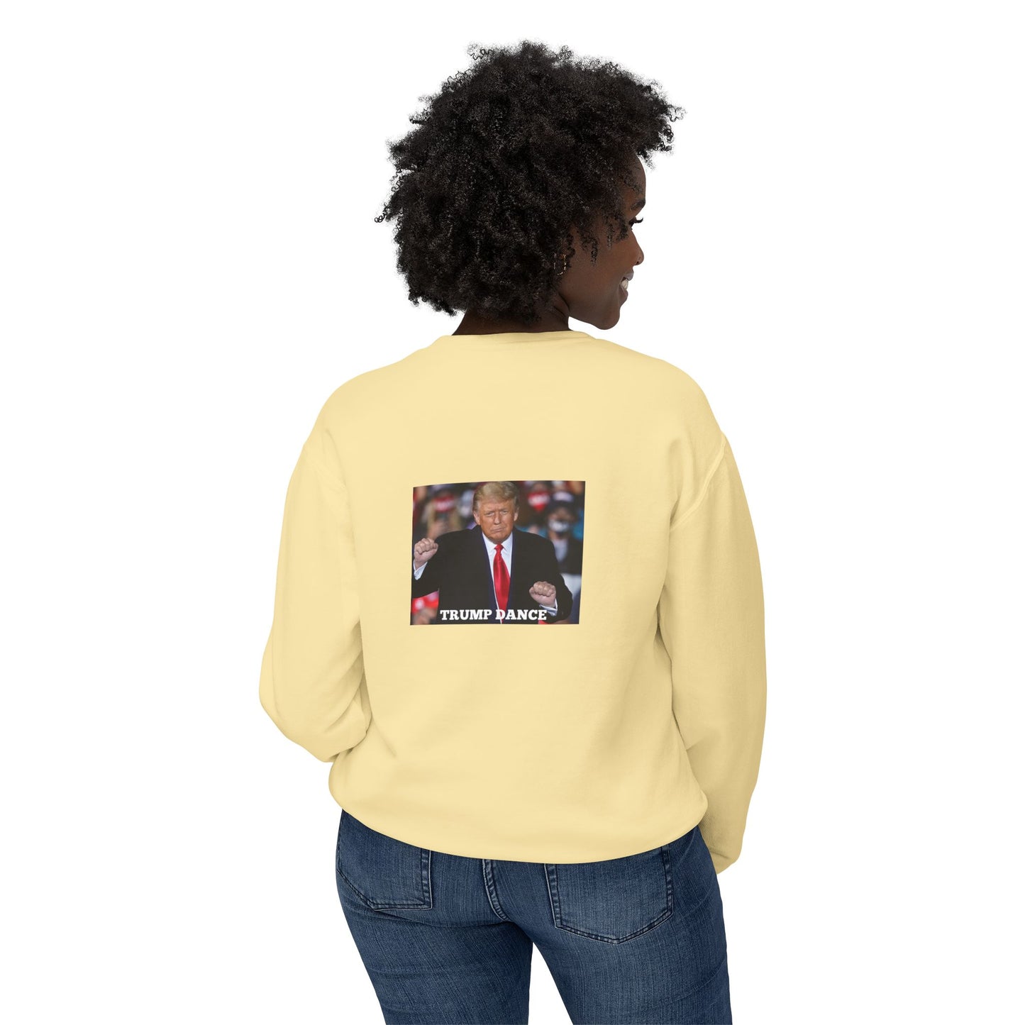 TRUMP DANCE! Unisex Lightweight Crewneck Sweatshirt