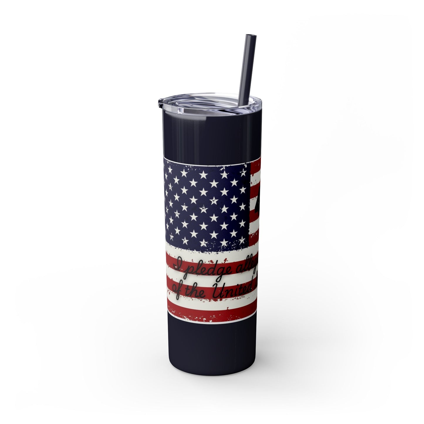 45_47 Trump Skinny Tumbler with Straw, 20oz