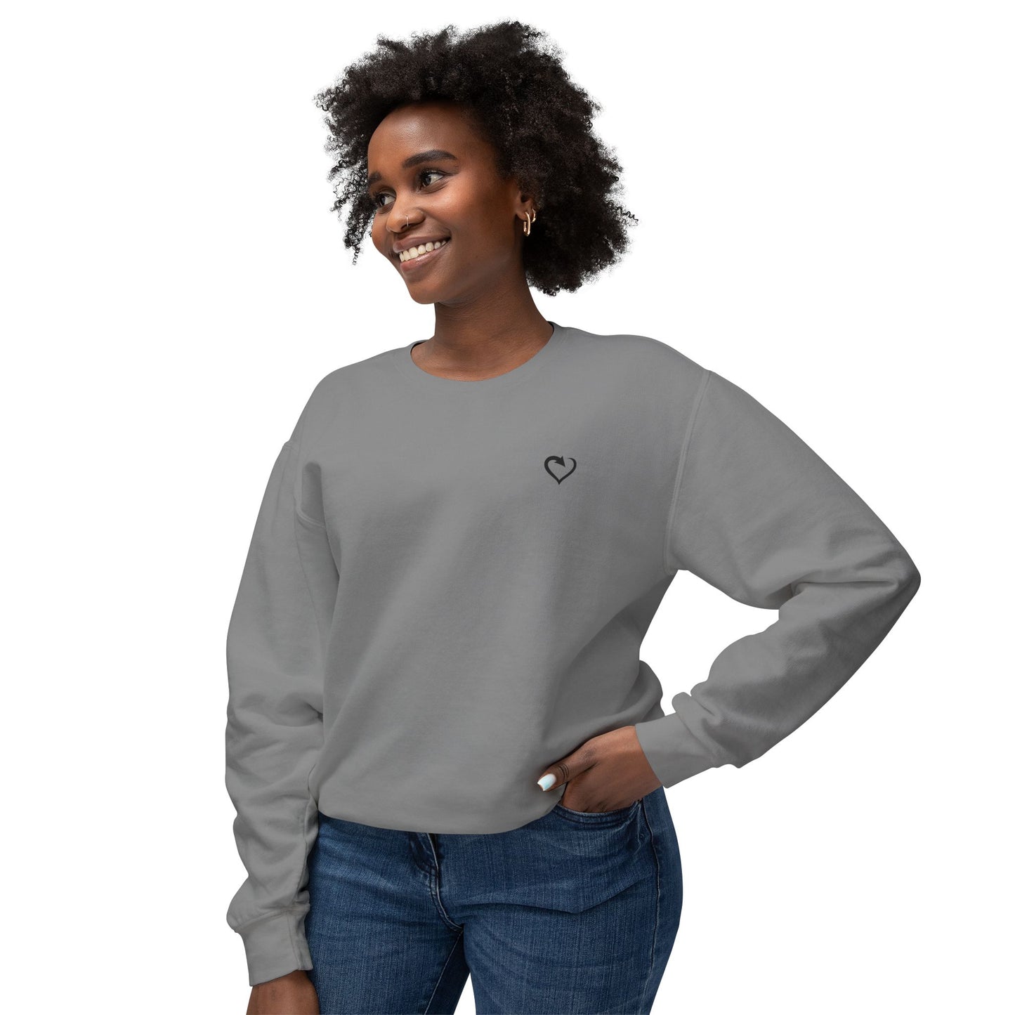 Love yourself Unisex Lightweight Crewneck Sweatshirt