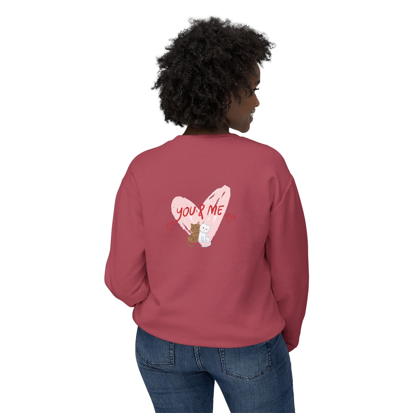 Love is_ Women's Lightweight Crewneck Sweatshirt