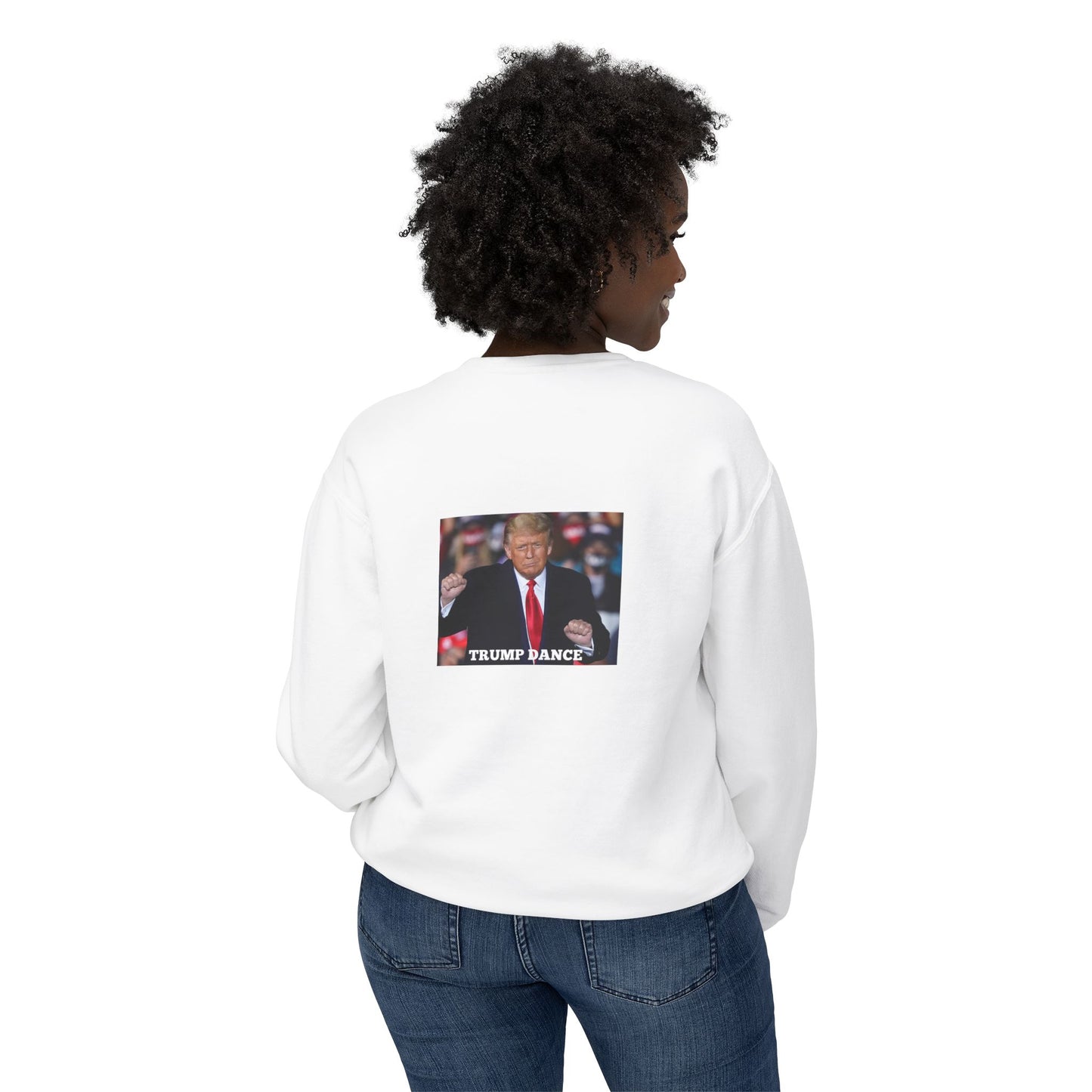 TRUMP DANCE! Unisex Lightweight Crewneck Sweatshirt