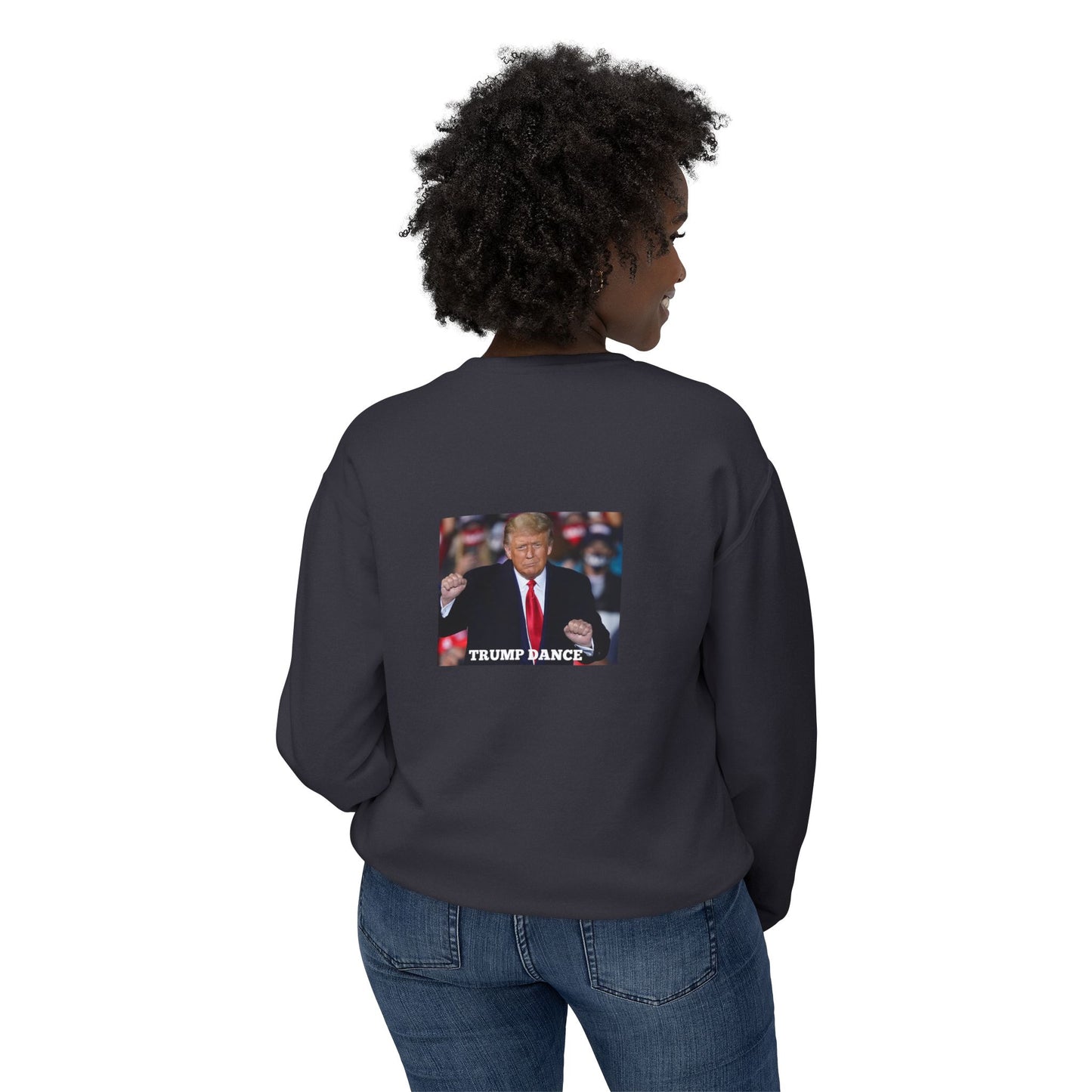 TRUMP DANCE! Unisex Lightweight Crewneck Sweatshirt