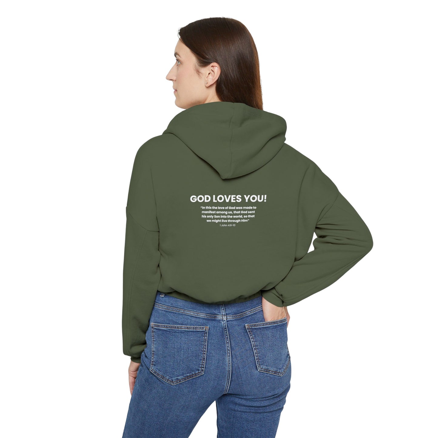 LITERALLY Women's Cinched Bottom Hoodie