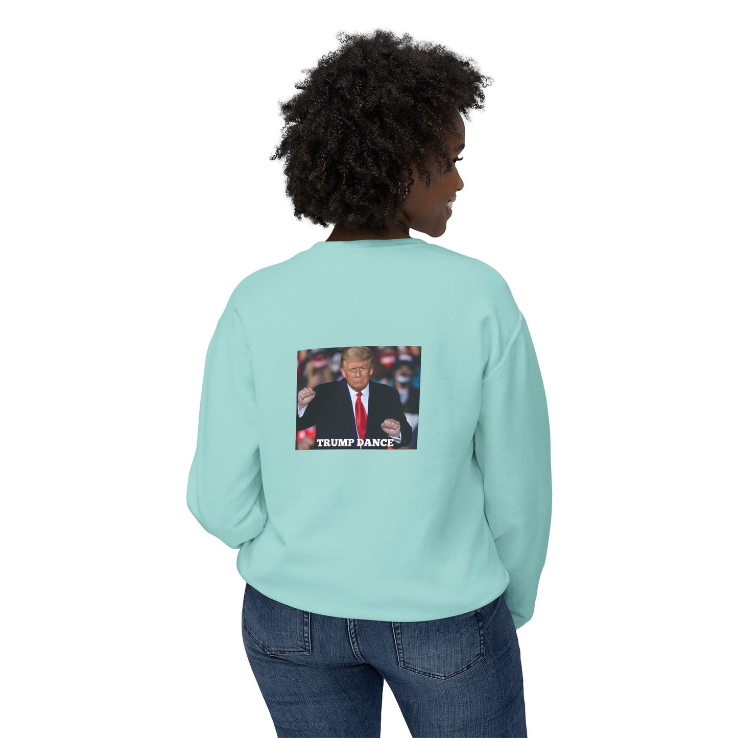 TRUMP DANCE! Unisex Lightweight Crewneck Sweatshirt