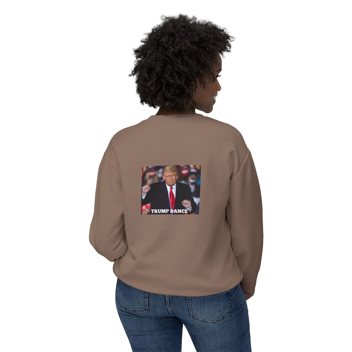 TRUMP DANCE! Unisex Lightweight Crewneck Sweatshirt