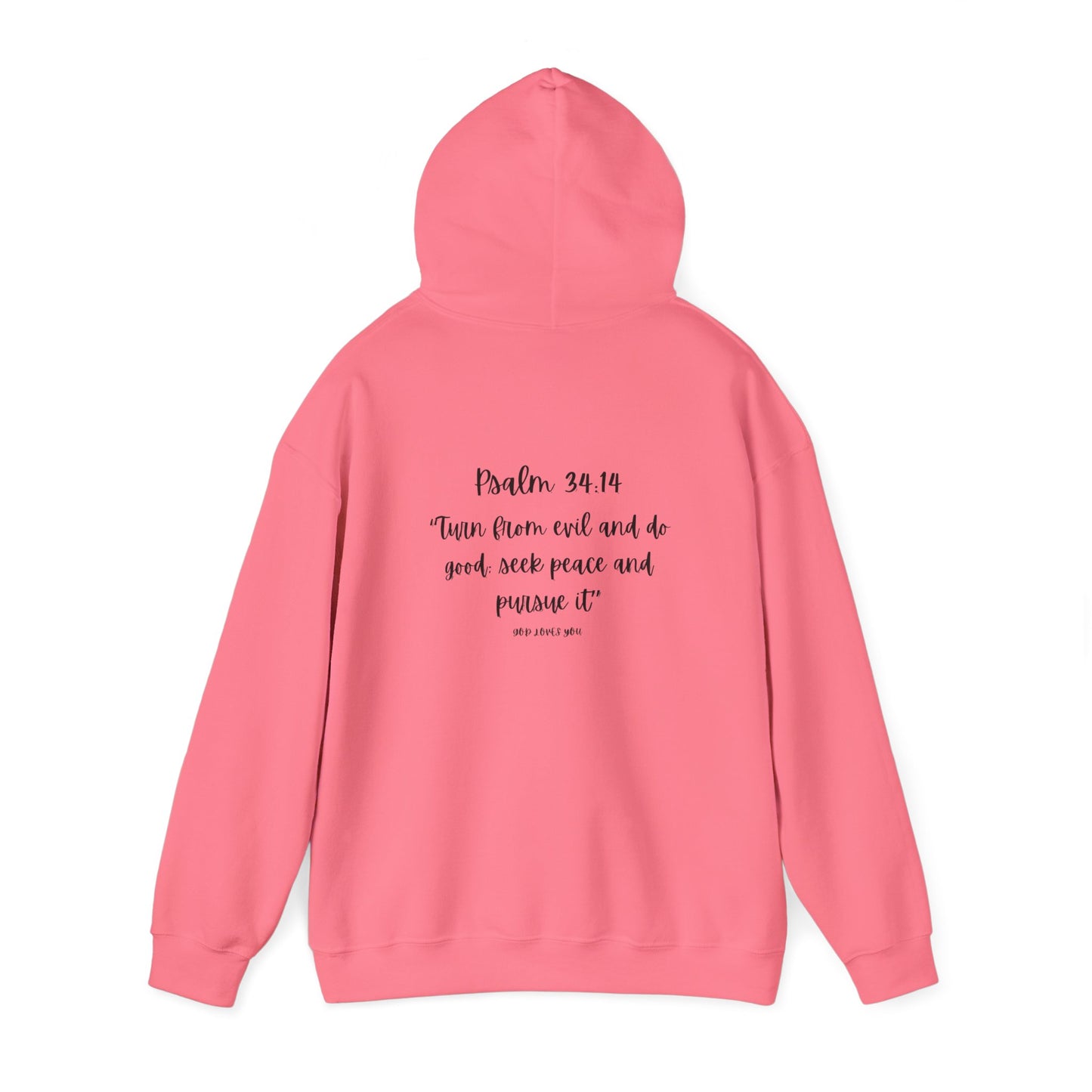 Spirit lead me Psalm 34:14 Unisex Heavy Blend™ Hooded Sweatshirt