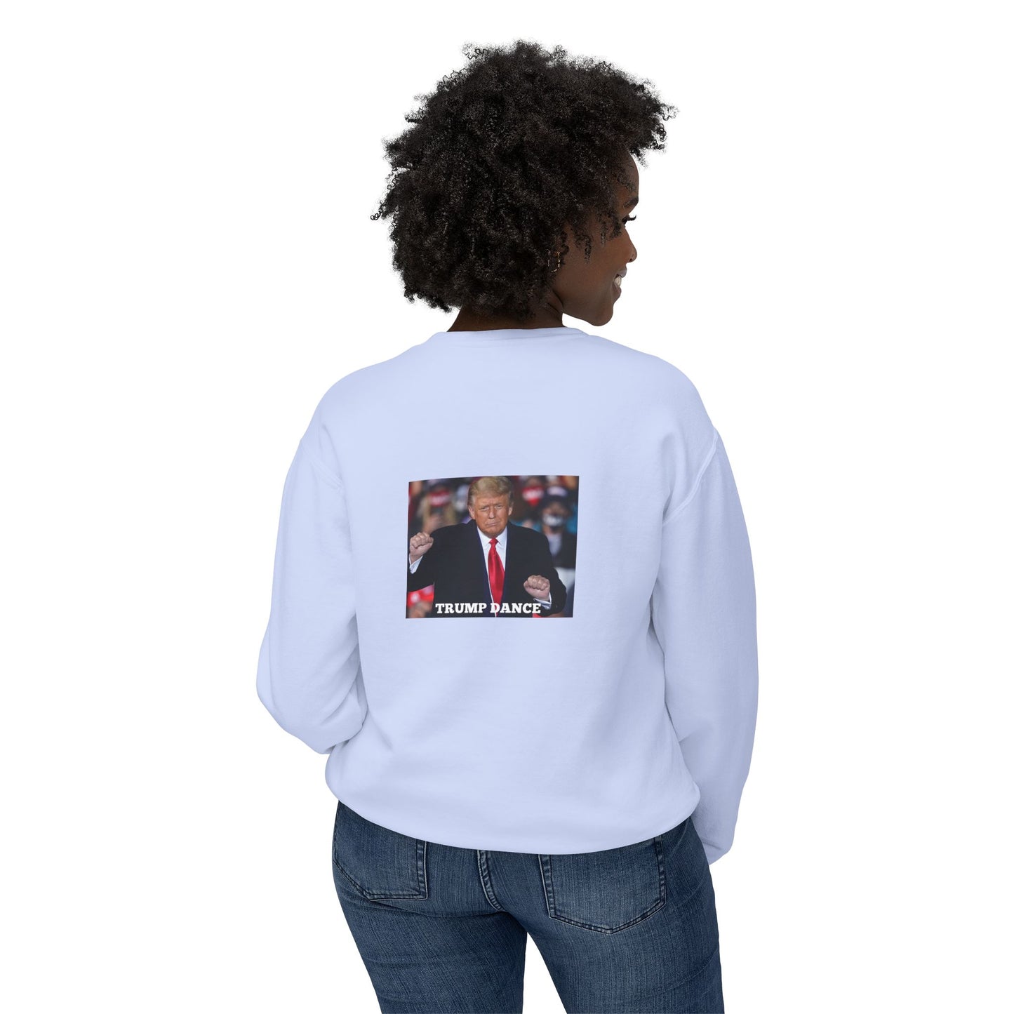 TRUMP DANCE! Unisex Lightweight Crewneck Sweatshirt