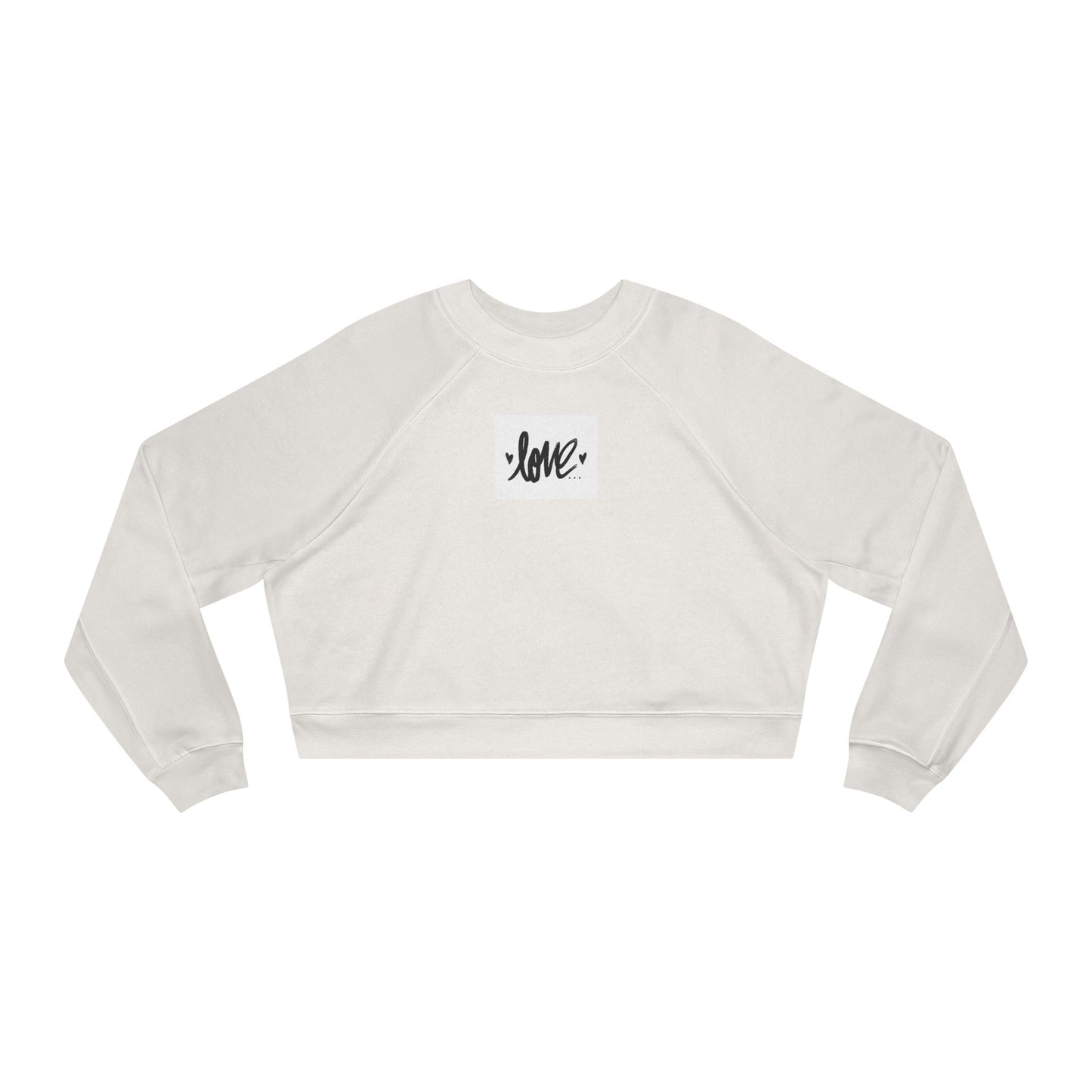 Women's LOVE Cropped Fleece Pullover