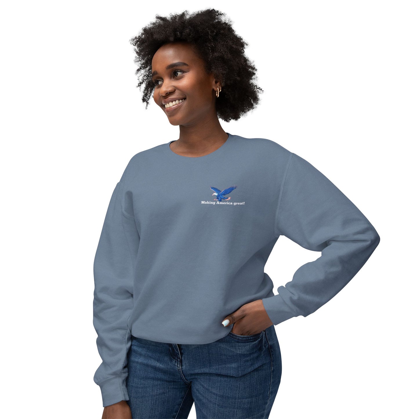 TRUMP DANCE! Unisex Lightweight Crewneck Sweatshirt