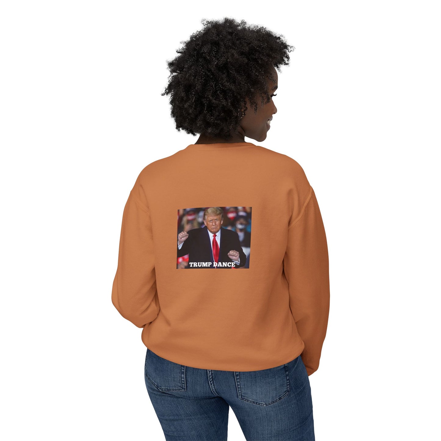 TRUMP DANCE! Unisex Lightweight Crewneck Sweatshirt