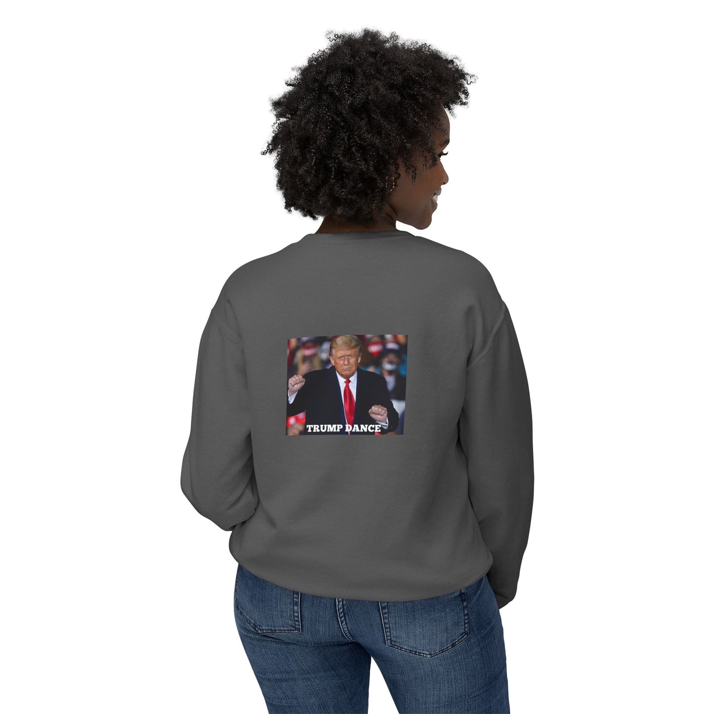 TRUMP DANCE! Unisex Lightweight Crewneck Sweatshirt