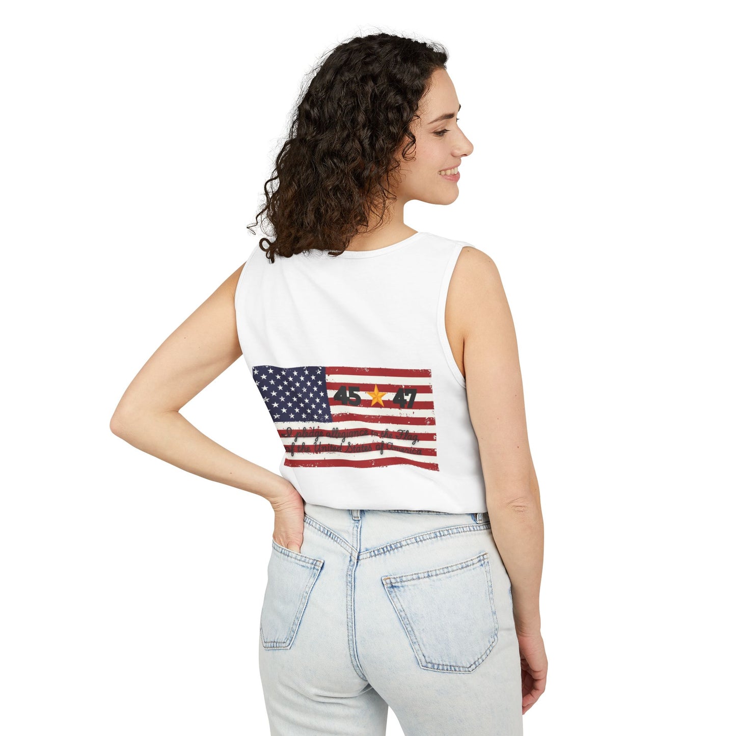 Women's 45*47 Trump-Dyed Tank Top