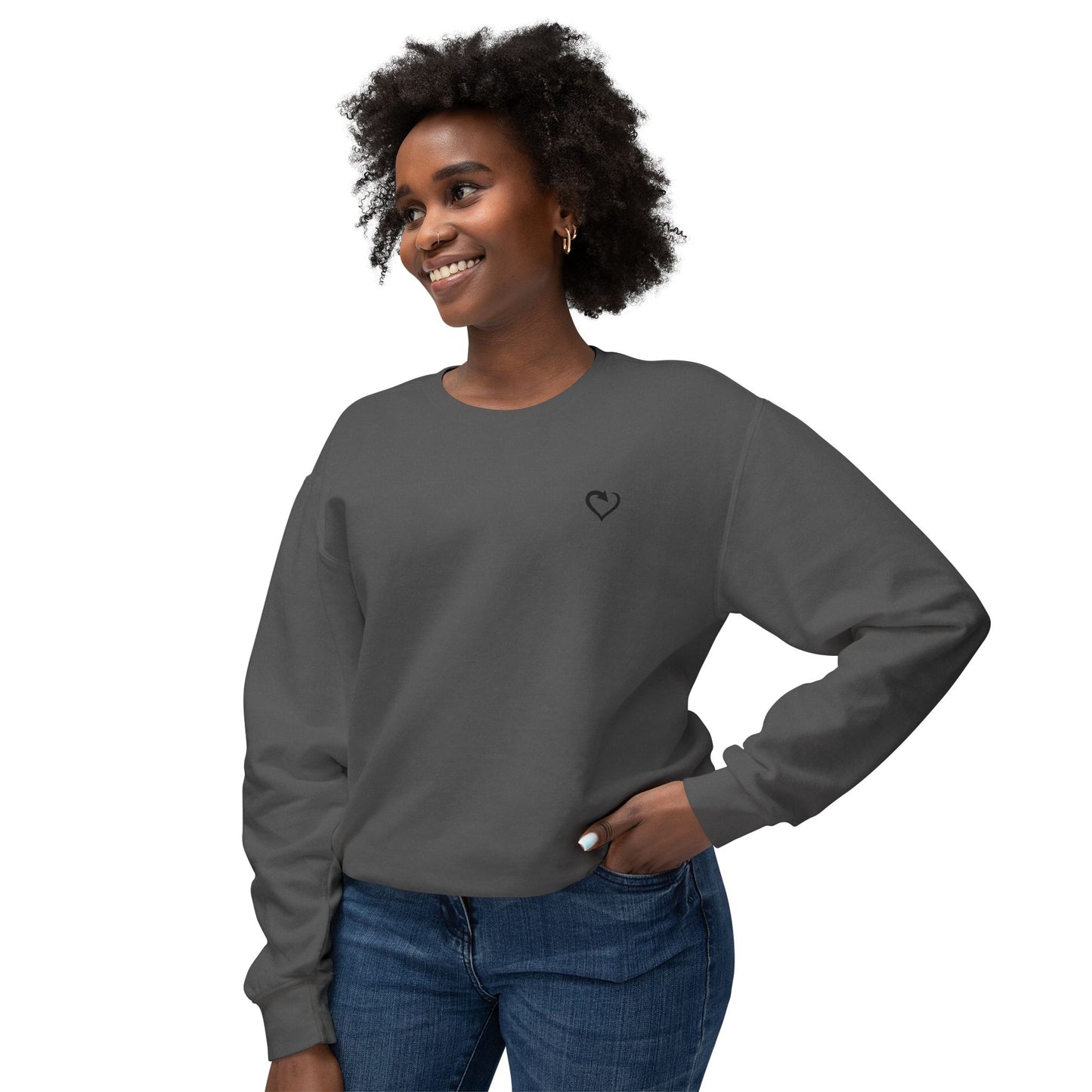 Love yourself Unisex Lightweight Crewneck Sweatshirt