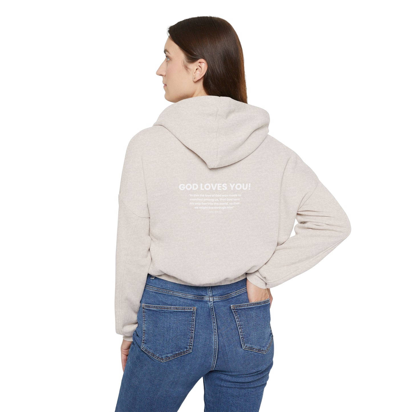 LITERALLY Women's Cinched Bottom Hoodie