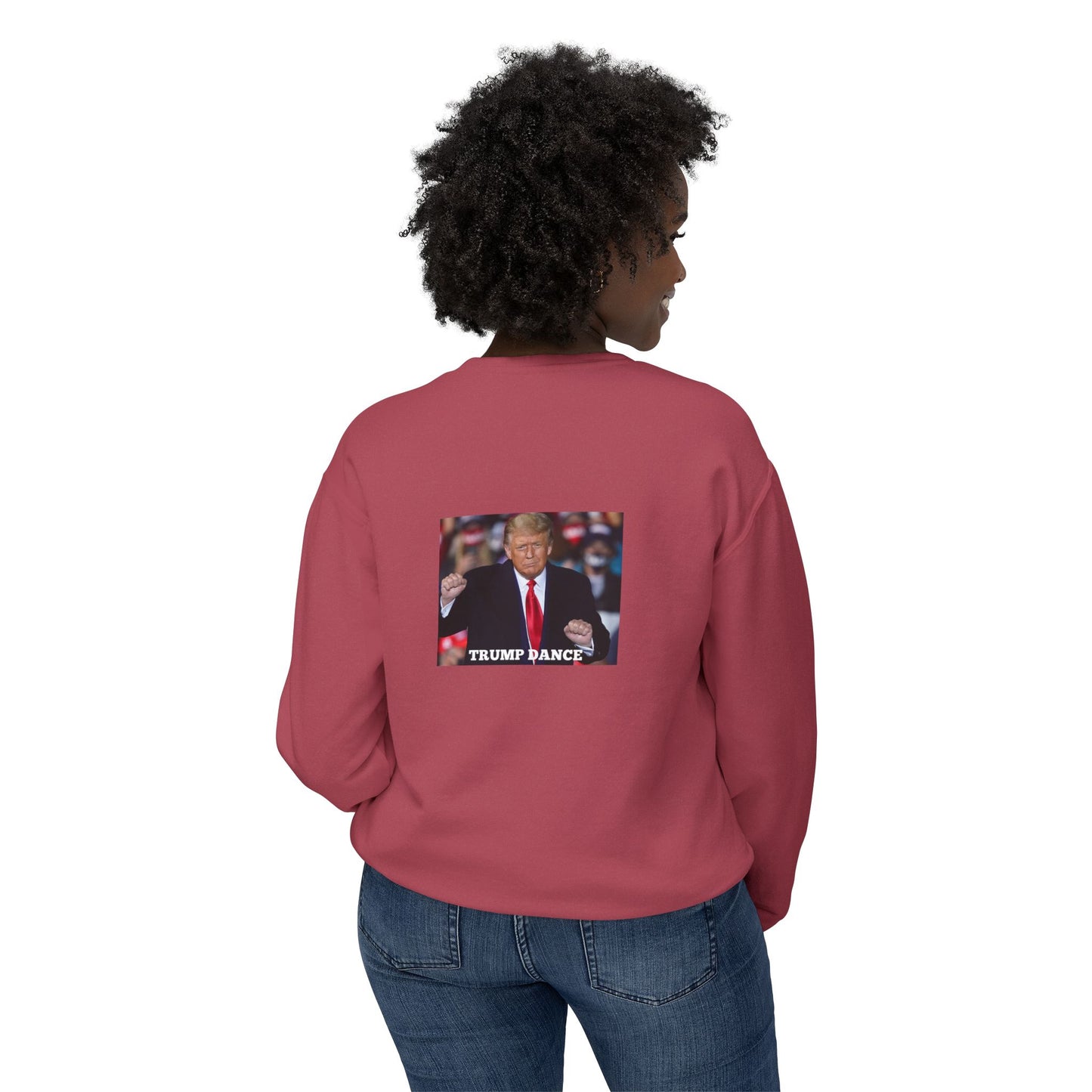 TRUMP DANCE! Unisex Lightweight Crewneck Sweatshirt