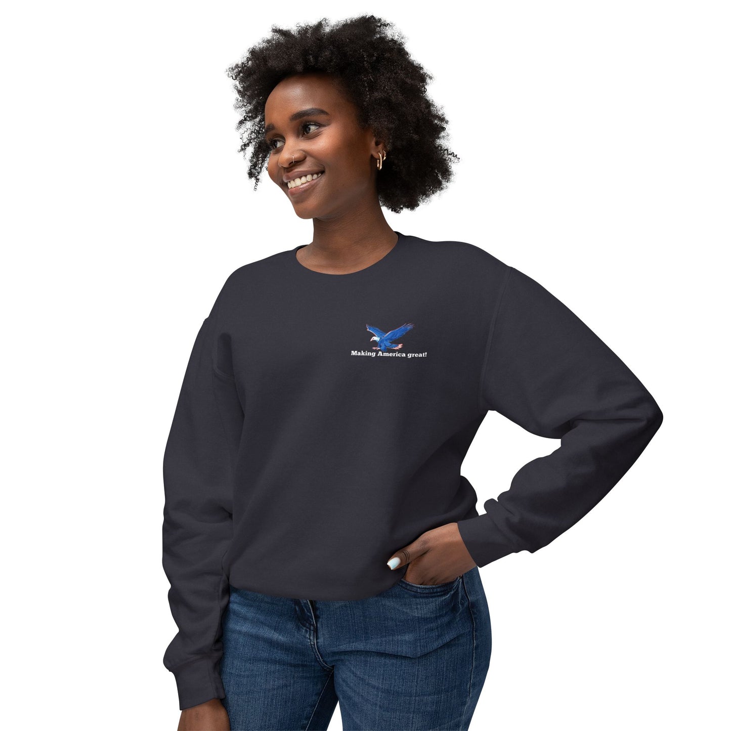 TRUMP DANCE! Unisex Lightweight Crewneck Sweatshirt