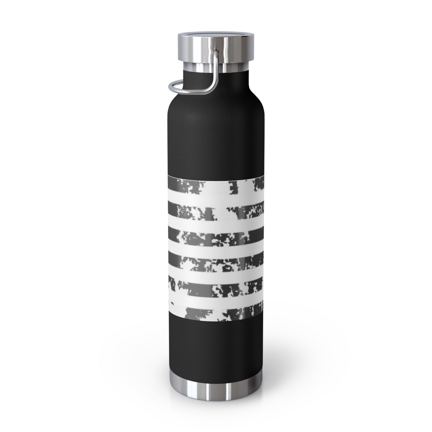 Blacked out USA Flag Copper Vacuum Insulated Bottle, 22oz