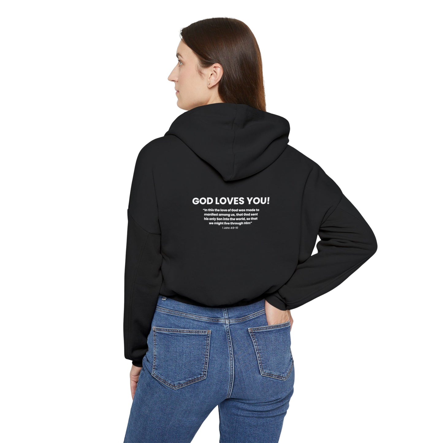 LITERALLY Women's Cinched Bottom Hoodie