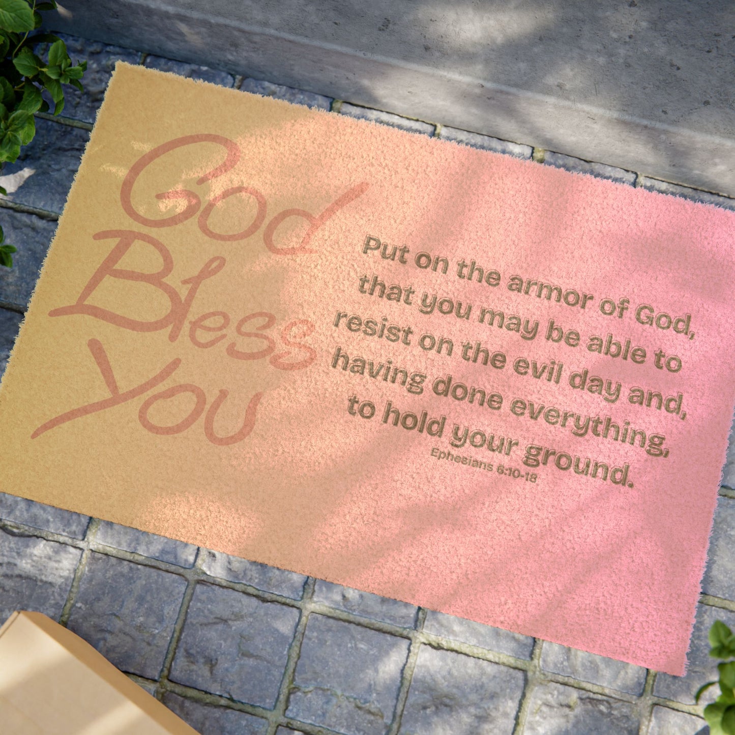 GOD loves you Doormat