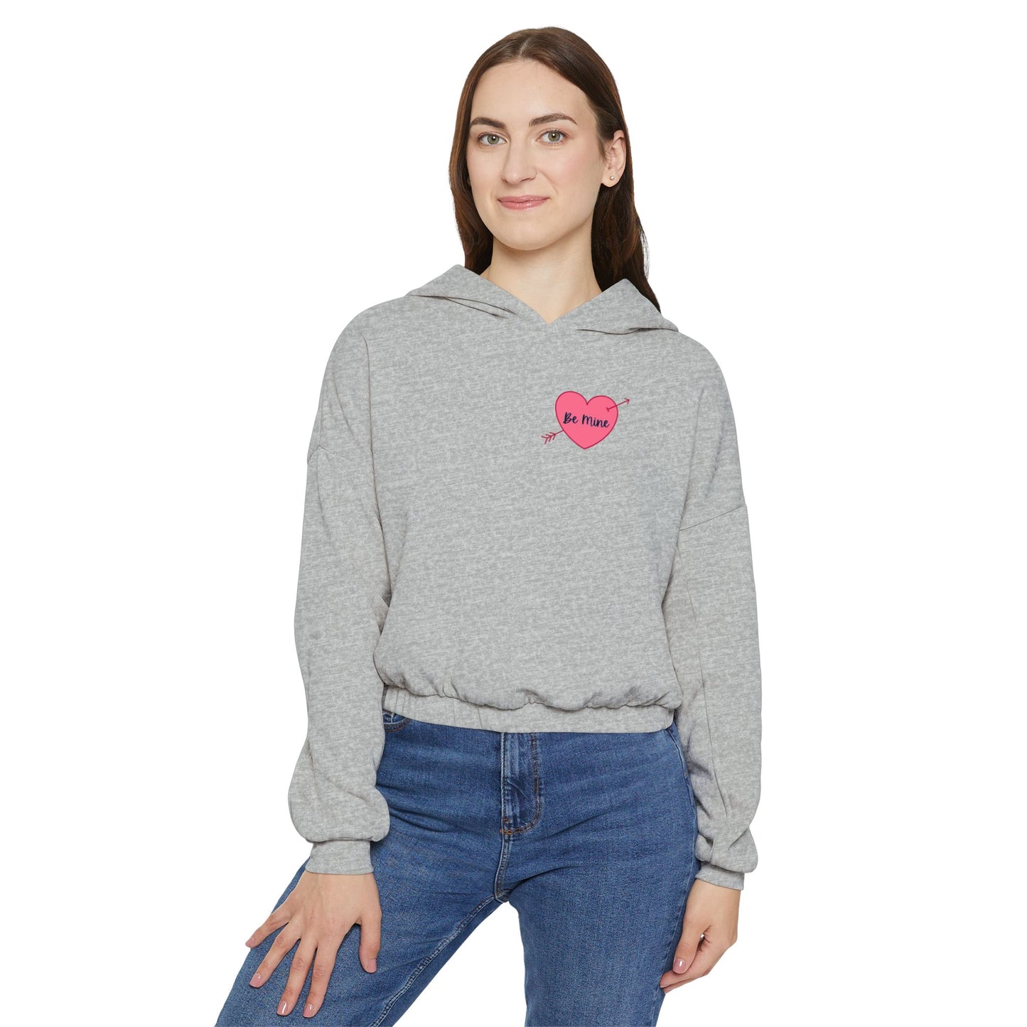 BE MINE Women's Cinched Bottom Hoodie