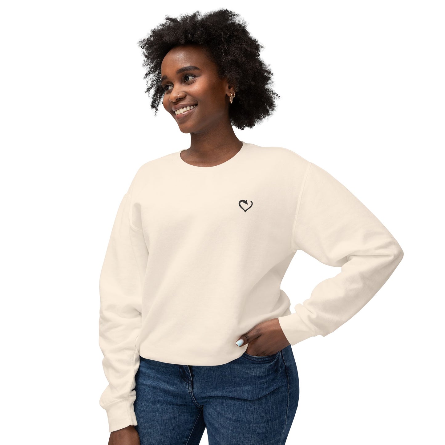 Love yourself Unisex Lightweight Crewneck Sweatshirt