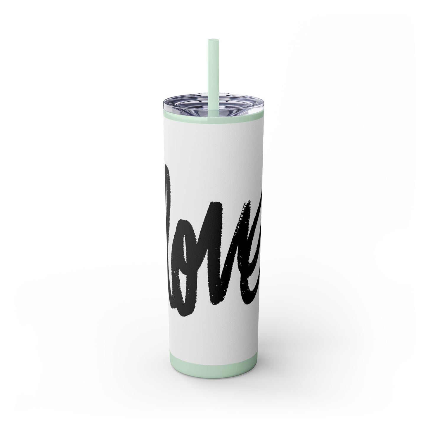 Love - Skinny Tumbler with Straw, 20oz