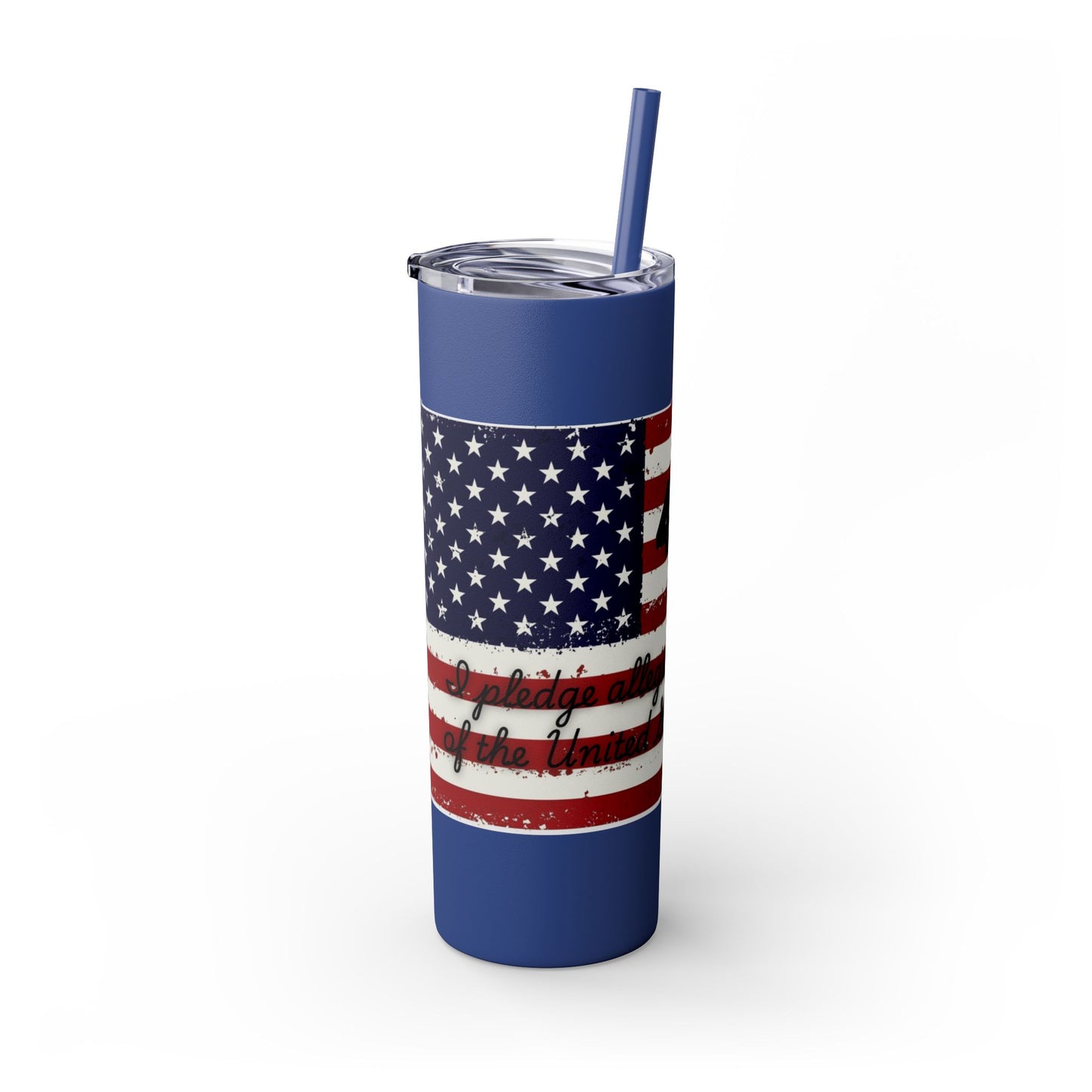 45_47 Trump Skinny Tumbler with Straw, 20oz